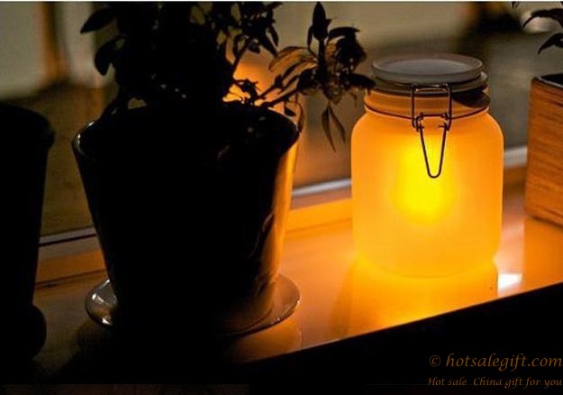 hotsalegift solar sun jar solar powered night light 1