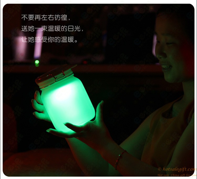 hotsalegift solar sun jar solar powered night light 6