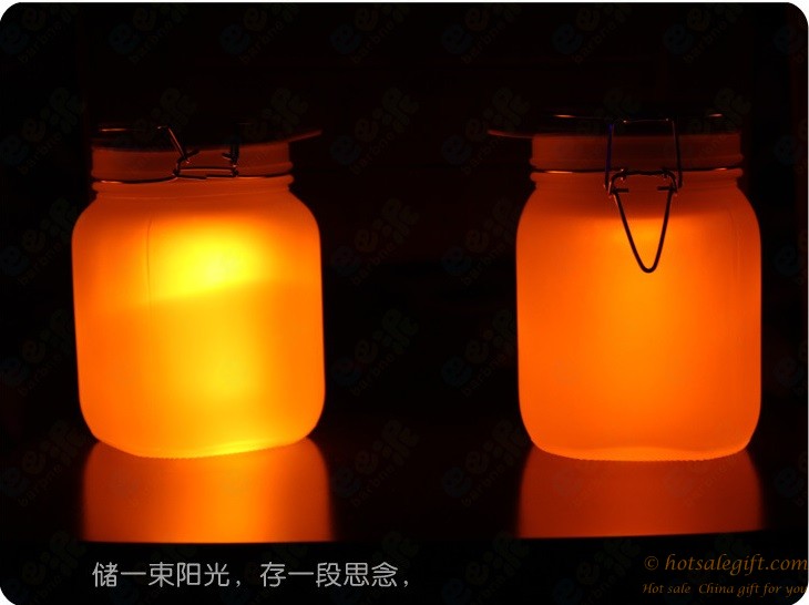 hotsalegift solar sun jar solar powered night light 7