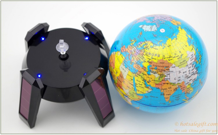 hotsalegift universal solar driven rotating globes led lights 10