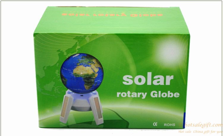 hotsalegift universal solar driven rotating globes led lights 8