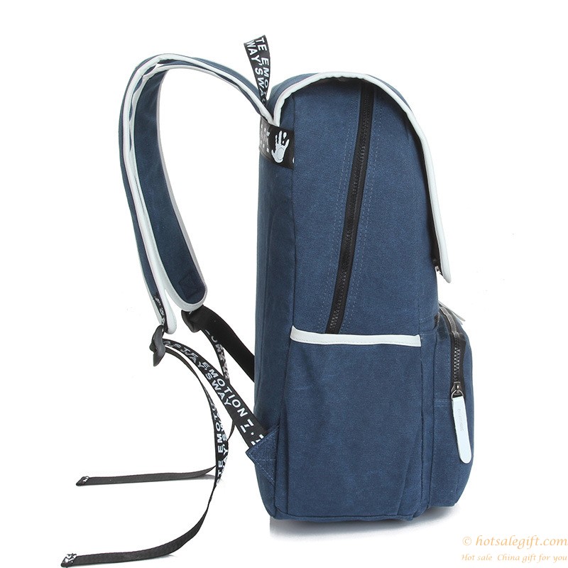 hotsalegift washable popular canvas shoulder bag backpack travel bag computer bag 5