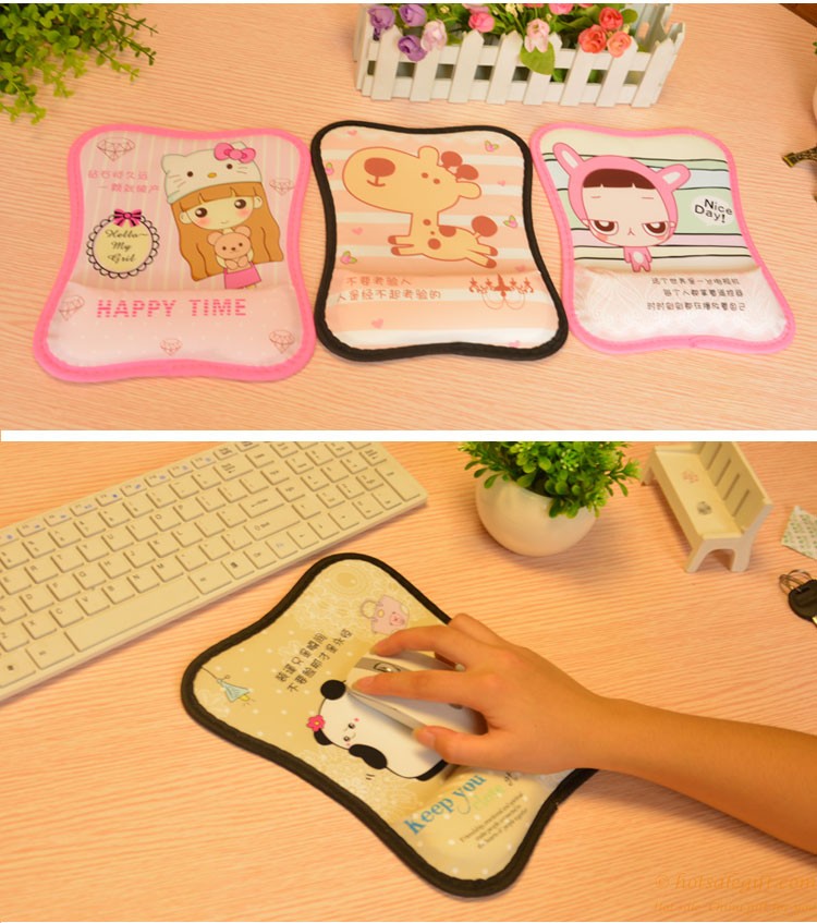 hotsalegift cartoon mouse pad wrist mouse pad custom printing logo 2