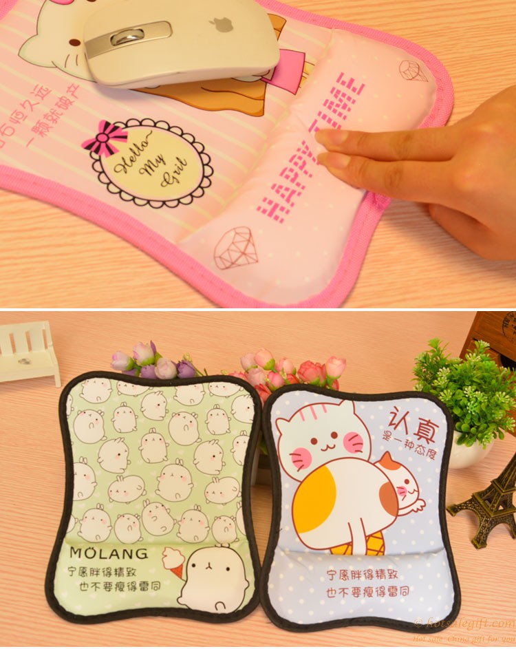 hotsalegift cartoon mouse pad wrist mouse pad custom printing logo 7