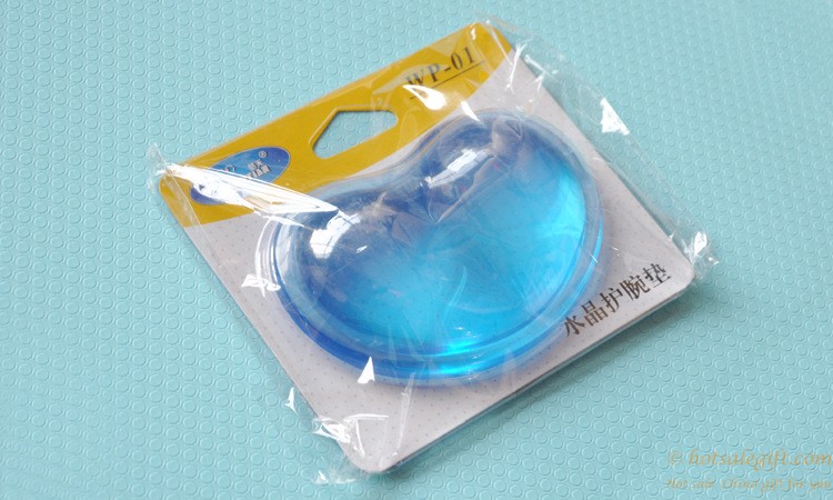 hotsalegift heartshaped mouse pad transparent silicone gel wrist resets 1