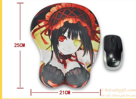 hotsalegift otaku anime beauty girl big chest silica gel wrist mouse pad