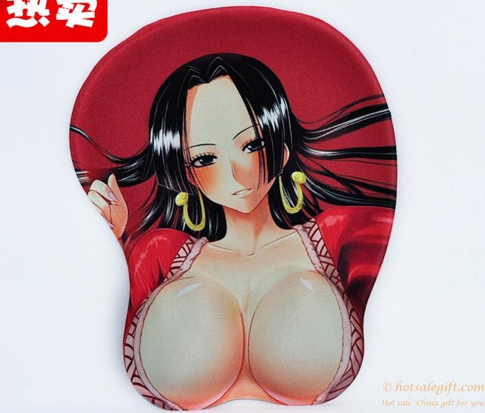 hotsalegift otaku anime girl mouse pad 3d stereoscopic chest silicon gel wrist mouse pad
