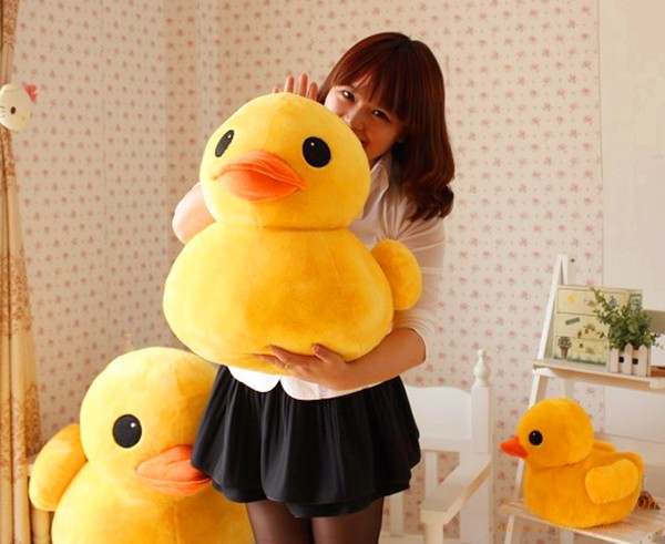 hotsalegift big yellow duck plush toys yellow duck doll pendant 13