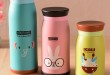 Cartoon fashion stainless steel vacuum insulation water cup bottle