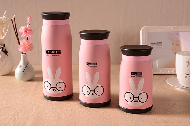 hotsalegift cartoon fashion stainless steel vacuum insulation water cup bottle 6