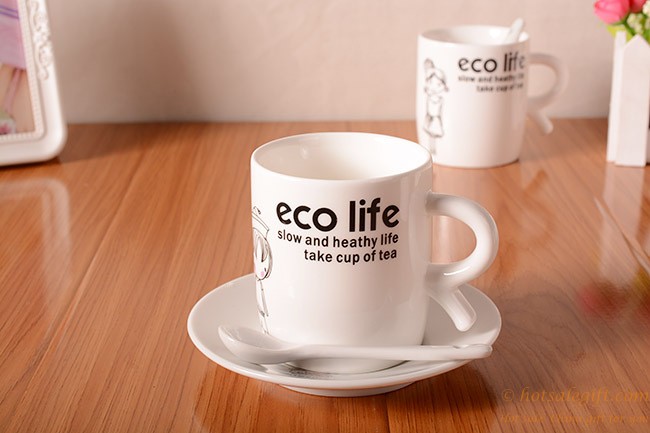 hotsalegift cute cartoon girl ceramic cups pair mugs 9