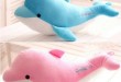 Cute dolphin plush toy doll pillow for children
