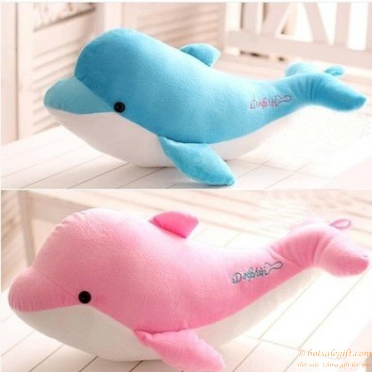 hotsalegift cute dolphin plush toy doll pillow children