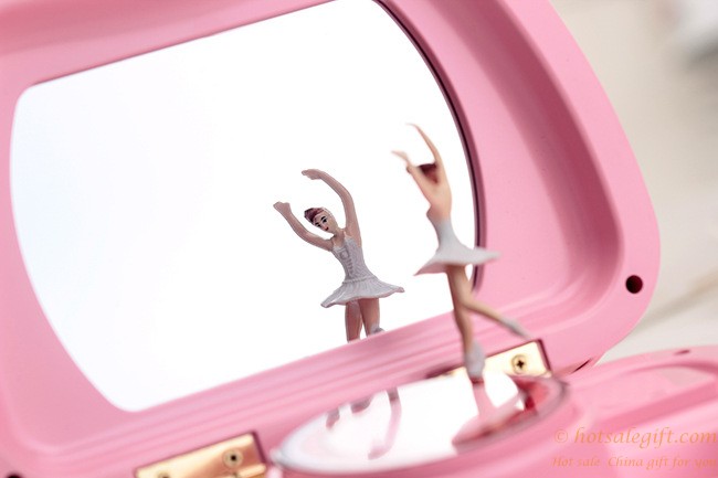 hotsalegift dancing girl handbag shape music boxes mirror 1
