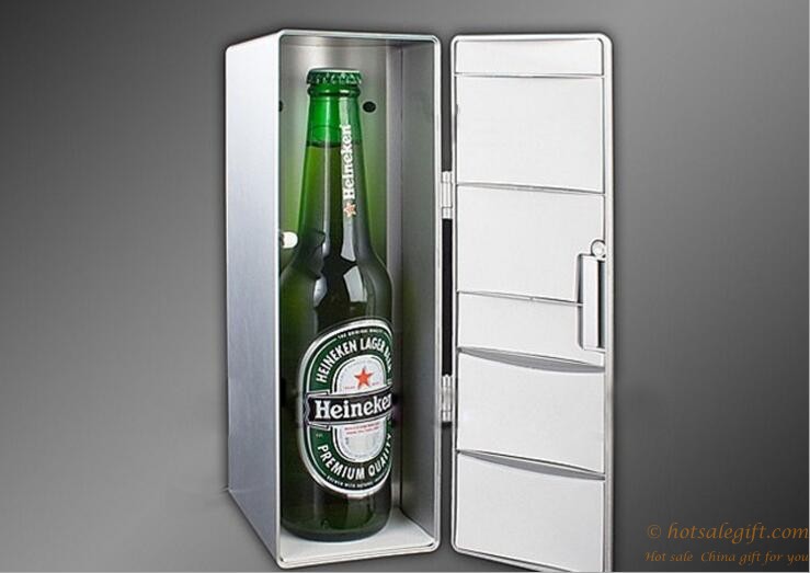 hotsalegift dual hot cold usb mini fridge car refrigerator 1