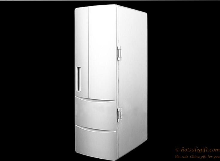 hotsalegift dual hot cold usb mini fridge car refrigerator 2