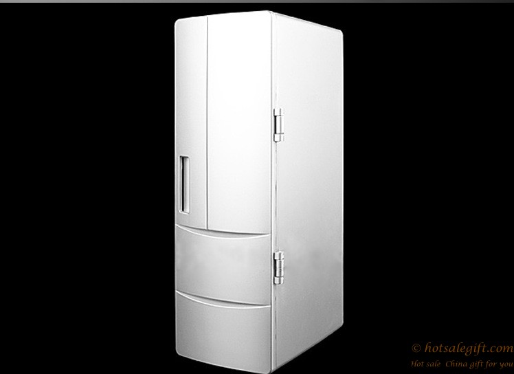hotsalegift dual hot cold usb mini fridge car refrigerator