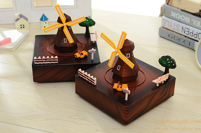 hotsalegift exquisite ornaments plastic ferris wheel music box 12