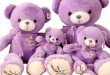 Lavendel lila Teddybär-Plüschspielzeug