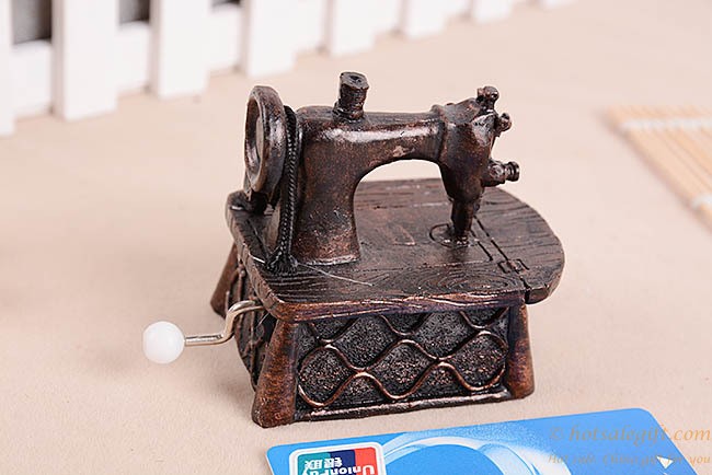 hotsalegift resin ornaments craft gift landline telephone music box 9