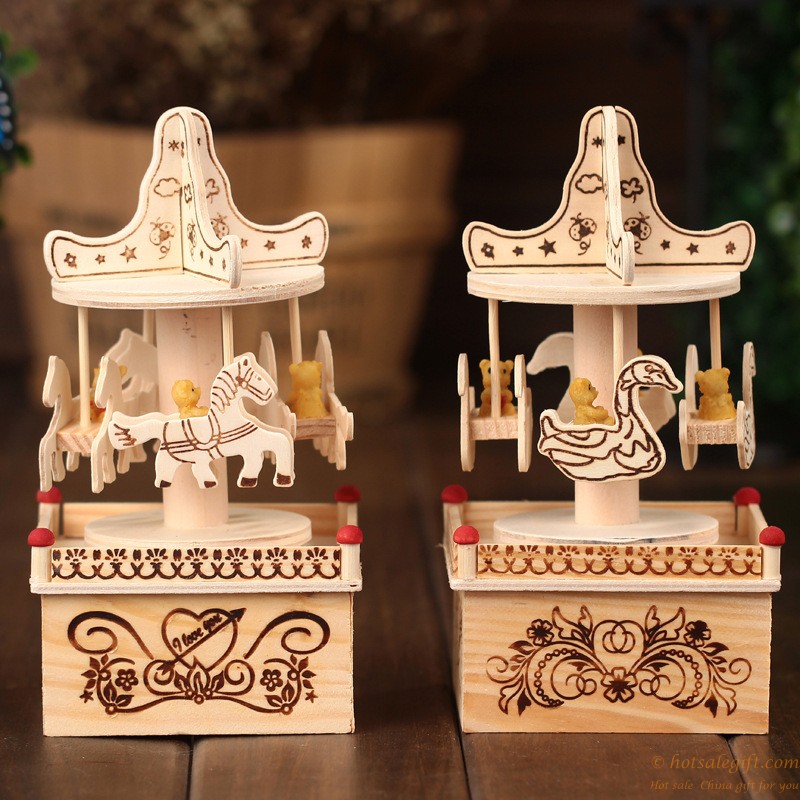 hotsalegift winnie carousel music boxes lovers 2