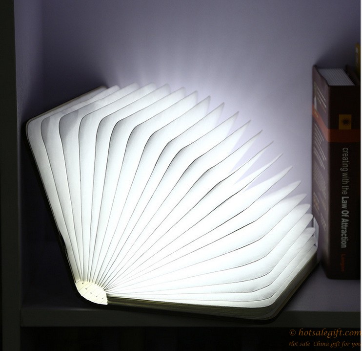hotsalegift 360 rotating usb charging folding book light led book light 9