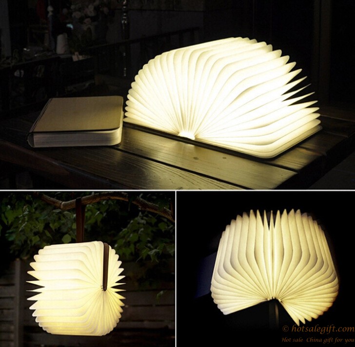 hotsalegift 360 rotating usb charging folding book light led book light