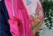 Cartoon školní aktovky školka dívka batoh