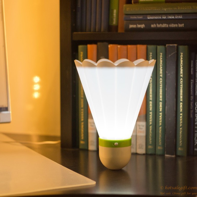 hotsalegift creative badminton nightlight led energy saving lamp night light usb charging