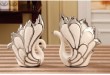 Evropská pár labutí designové keramické ozdoby