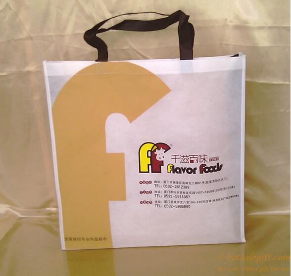 hotsalegift high quality printing nonwoven bags shopping bags