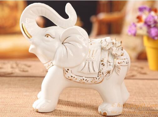 hotsalegift household ceramic elephant ornaments crafts wedding 3