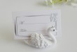Creative pryskyřice ozdoby labuť místo držitele karty svatební laskavost