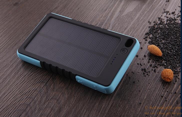 hotsalegift 3000mah outdoor solar portable power supply waterproof charger 3