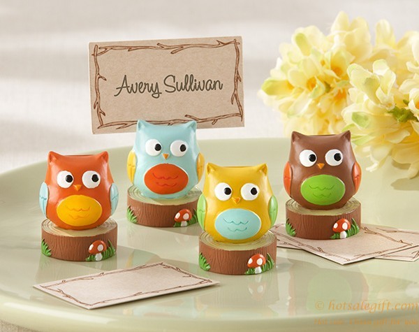 hotsalegift creative gifts wedding favor resin owl place card holder 3