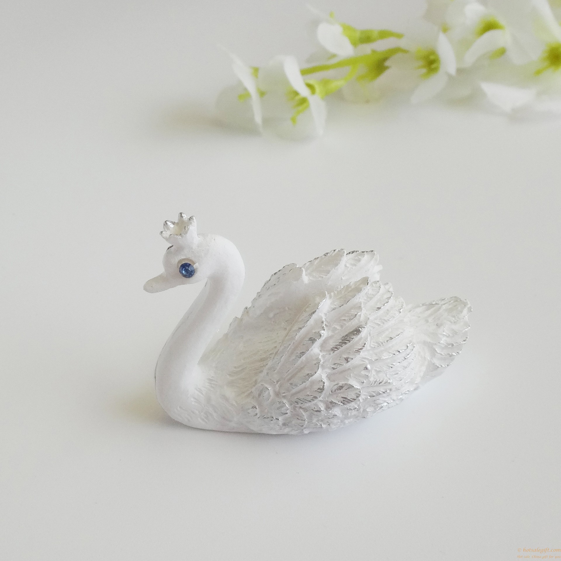 hotsalegift creative resin ornaments swan place card holder wedding favor 4