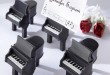 Piano VIP seats place card holder wedding favor