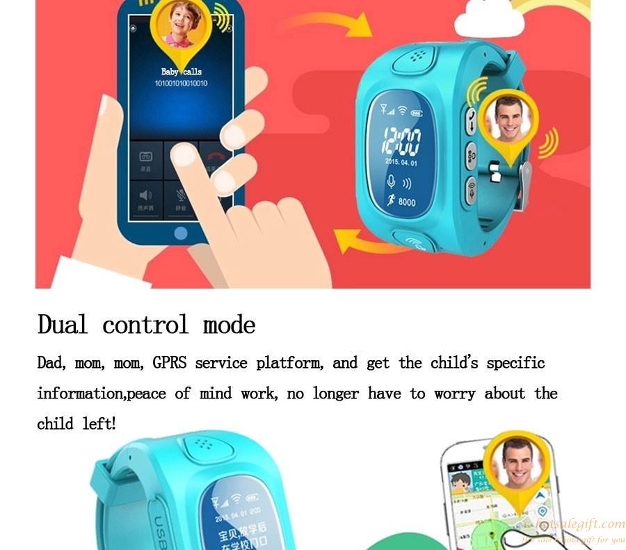 hotsalegift smart watch phone gps positioning children wifi gps gsm sos voice call 14