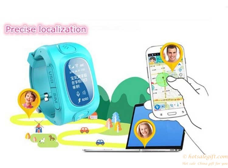 hotsalegift smart watch phone gps positioning children wifi gps gsm sos voice call 17