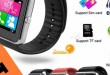 Smartwatch dengan kamera pemantauan pedometer tidur pengingat menetap untuk iPhone Samsung Galaxy