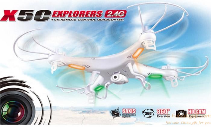 hotsalegift 24ghz 4 channel 6axis gyro rc quadcopter drone bnf hd camera 16
