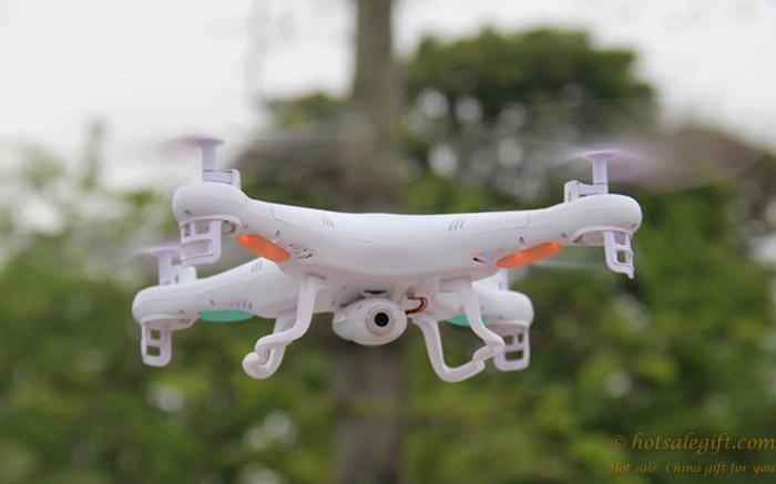 hotsalegift 24ghz 4 channel 6axis gyro rc quadcopter drone bnf hd camera 4