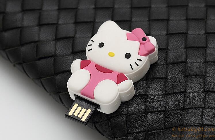hotsalegift creative soft silicon kt cat cute mini disk flash drive 2
