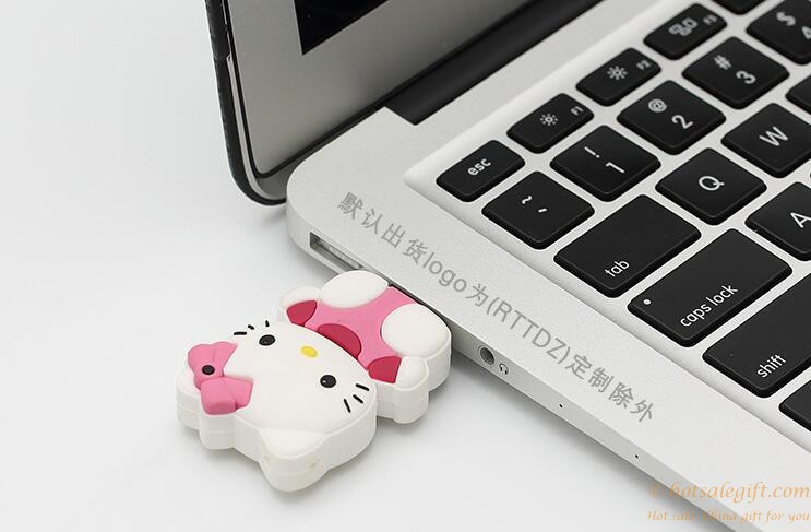 hotsalegift creative soft silicon kt cat cute mini disk flash drive