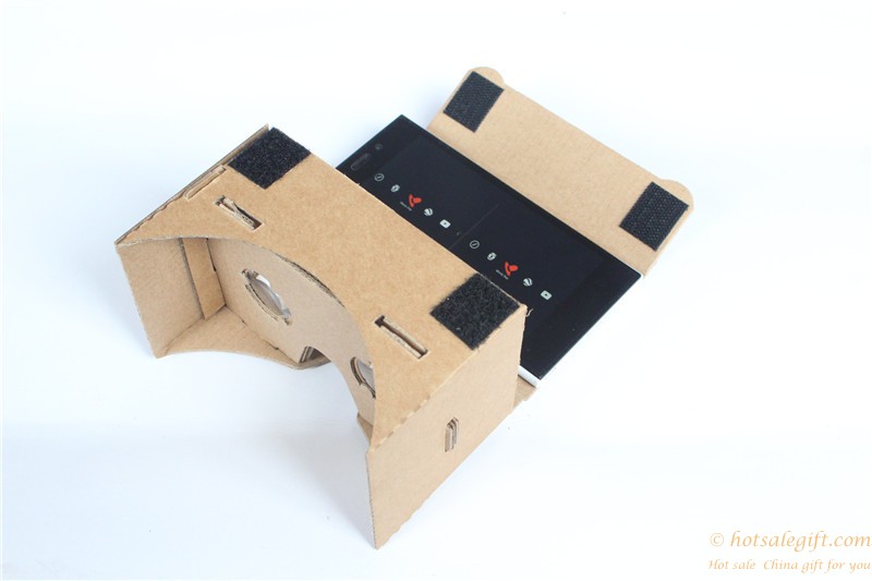 hotsalegift google cardboard diy mobile phone virtual reality 3d glasses for smartphone 4