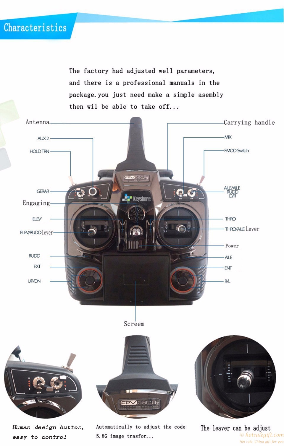 hotsalegift newest keyshare glint professional drones hd camera 24g 7ch 6 axis gyro remote control helicopter 5