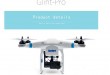 RC quadcopter drone FPV 5.8G real time image transmission with camera