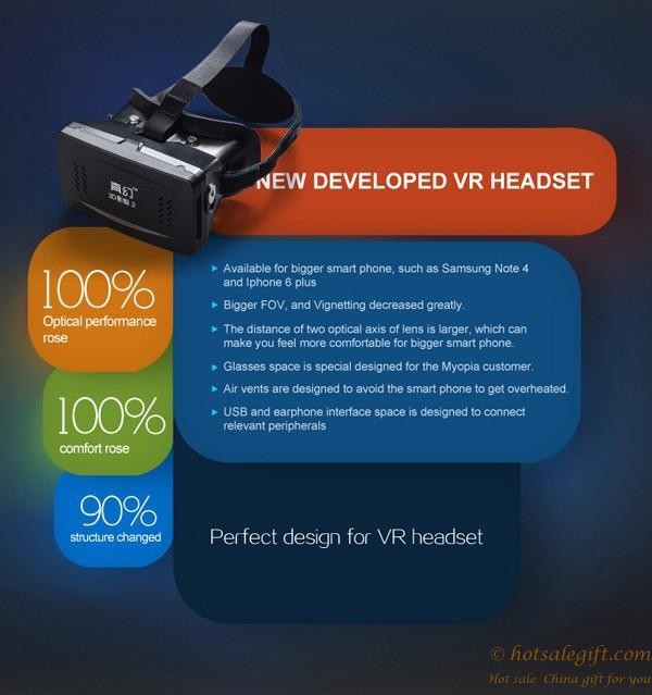 hotsalegift headmount plastic 3d vr virtual reality movies games glasses google cardboard 356 inch smartphones 8