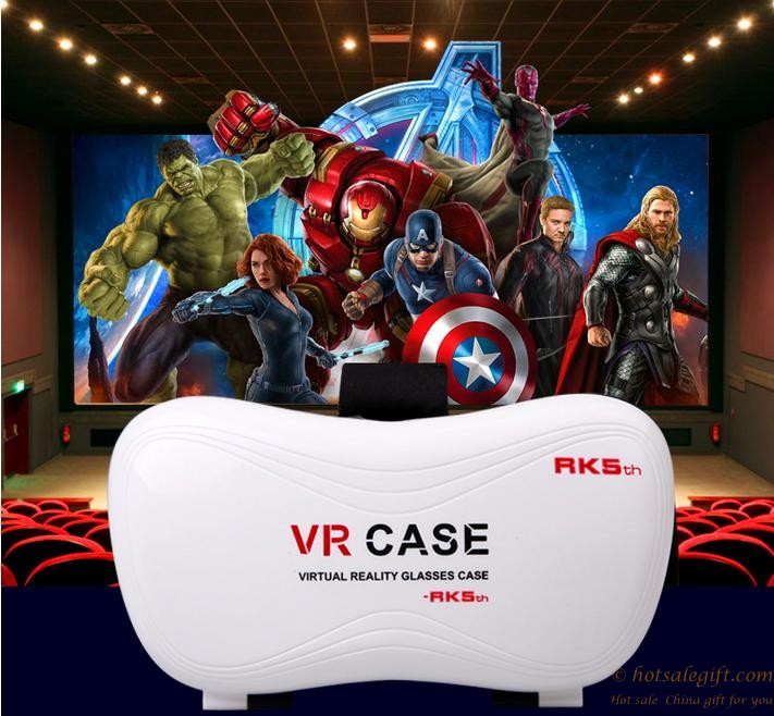 hotsalegift hot sale virtual reality glasses vr case 5th generation 3d box vr box 476 inch phone 8