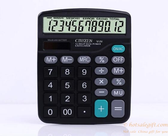 hotsalegift 12 buttons financial dedicated office digital display solar calculator 1